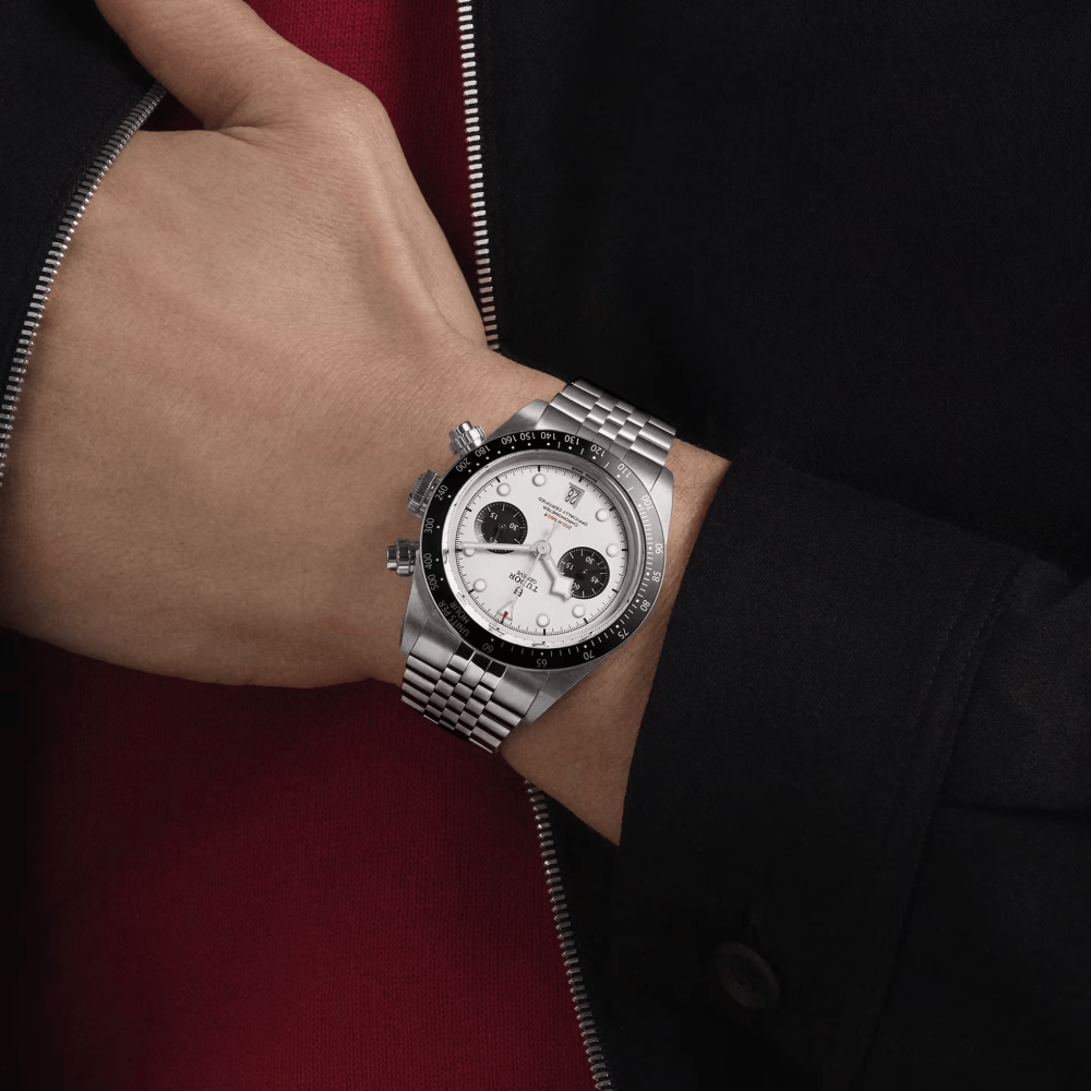 Silver Chronograph Watch